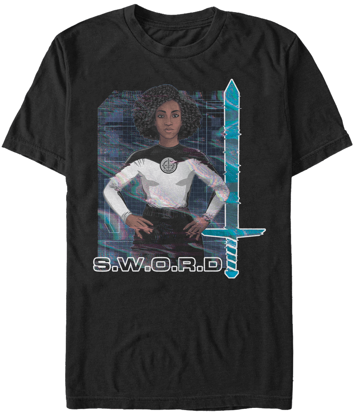 <a href="https://www.hottopic.com/product/marvel-wandavision-digital-monica-rambeau-girls-t-shirt/15238100.html">Digital Monica Rambeau T-Shirt</a> / Hot Topic