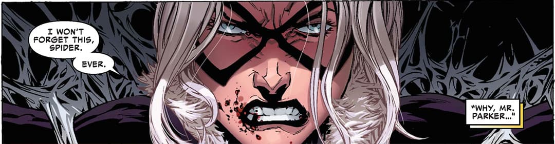 Black Cat gets mad & angry at Spider-Man