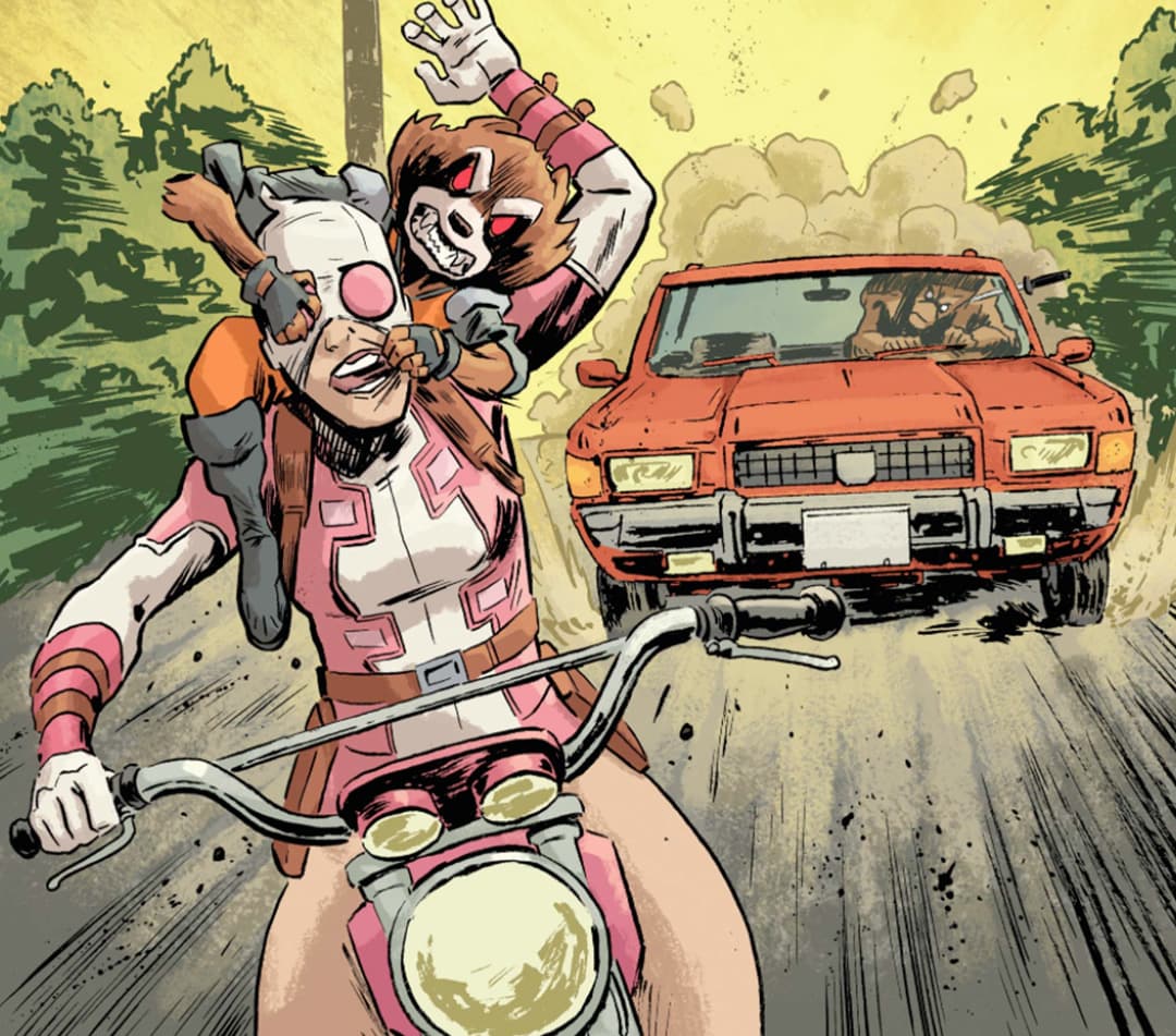 Gwenpool, Rocket and Groot