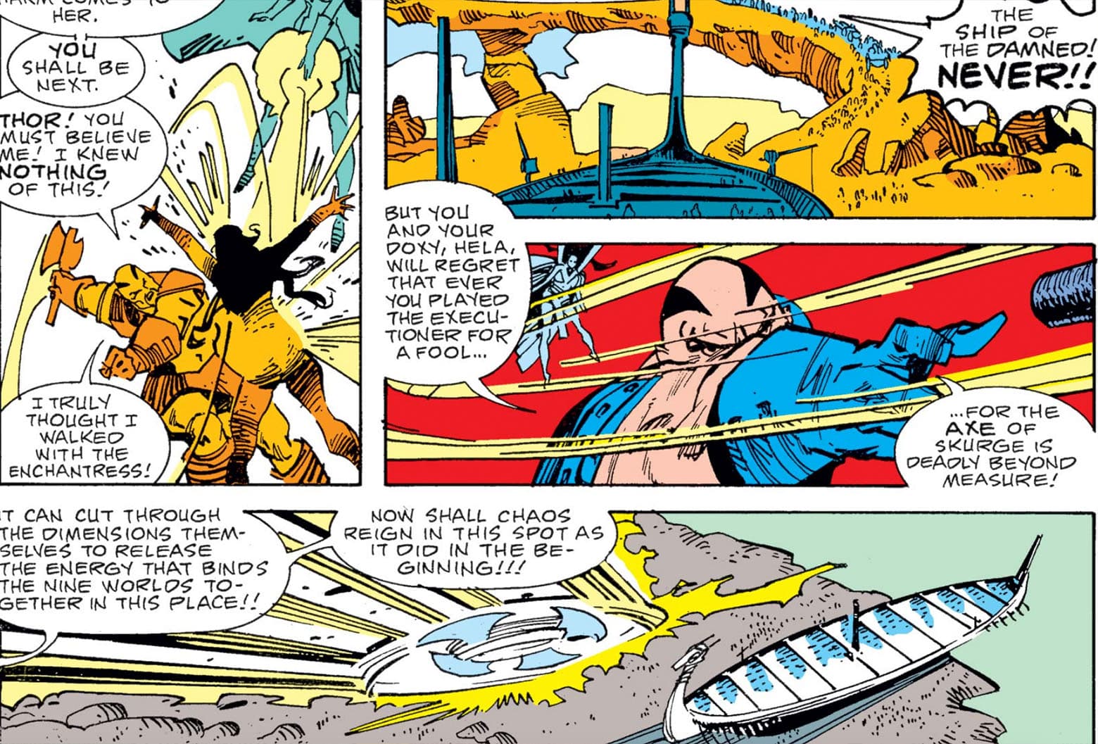 Executioner (Skurge) Fights with his Axe