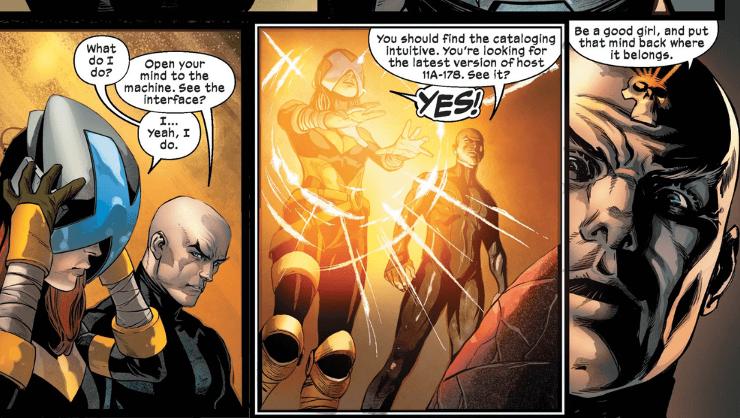 The Five receive a Cerebro cradle