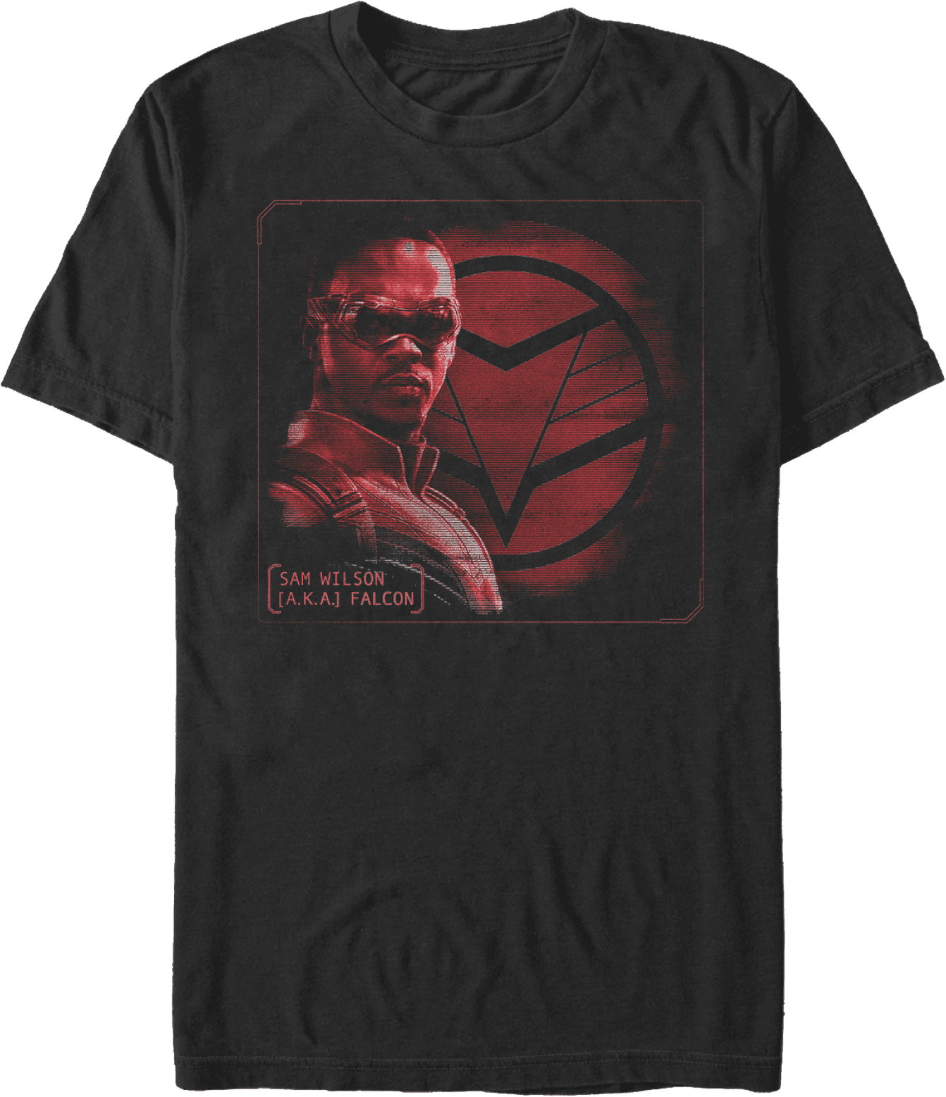 <a href=https://www.hottopic.com/product/marvel-the-falcon-and-the-winter-soldier-falcon-profile-t-shirt/15222291.html>Falcon Profile T-Shirt</a> / Hot Topic