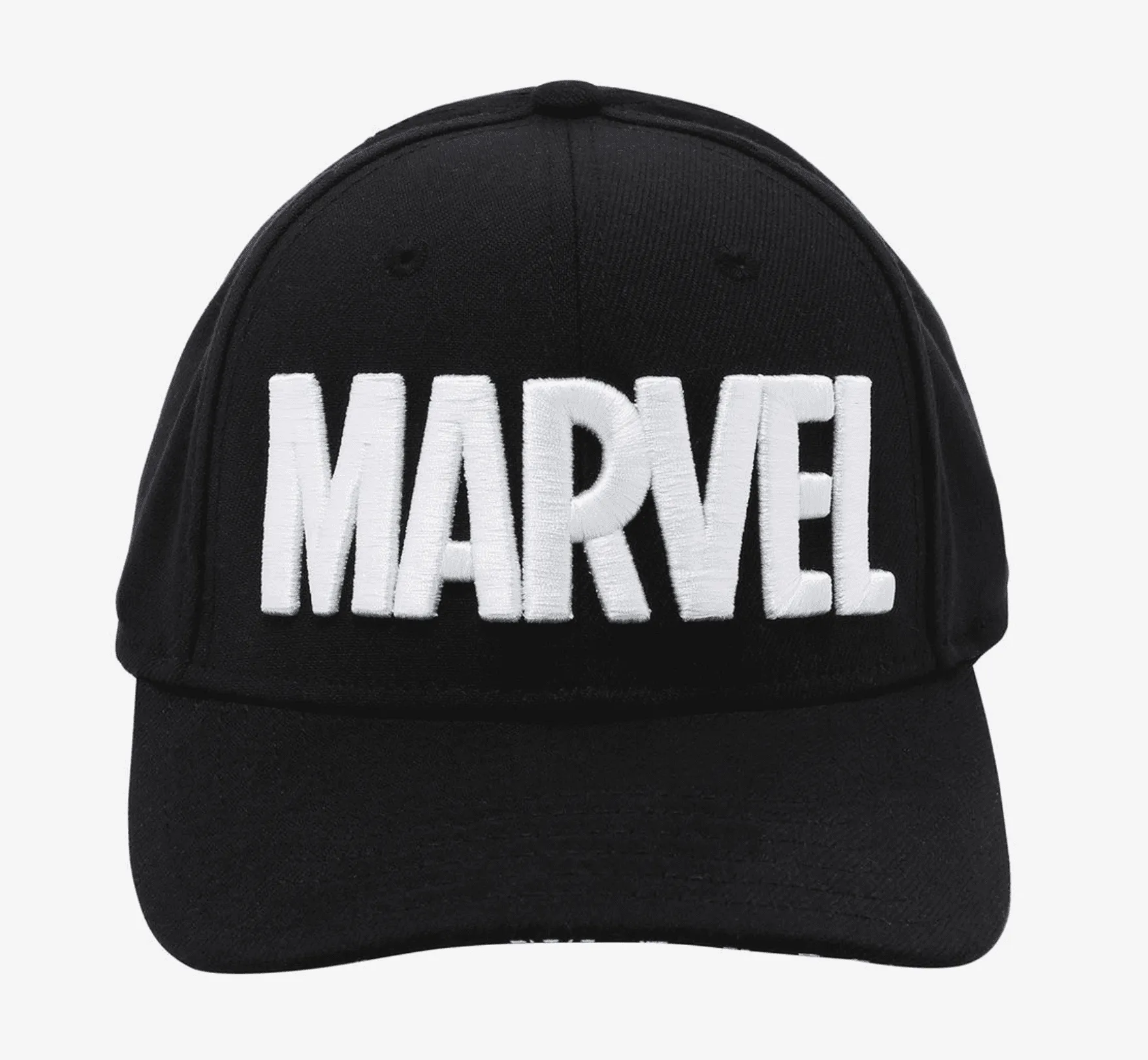 Marvel snapback hat / shop it <a href=https://www.hottopic.com/product/marvel-avengers-logo-snapback-hat/17089437.html>here</a>