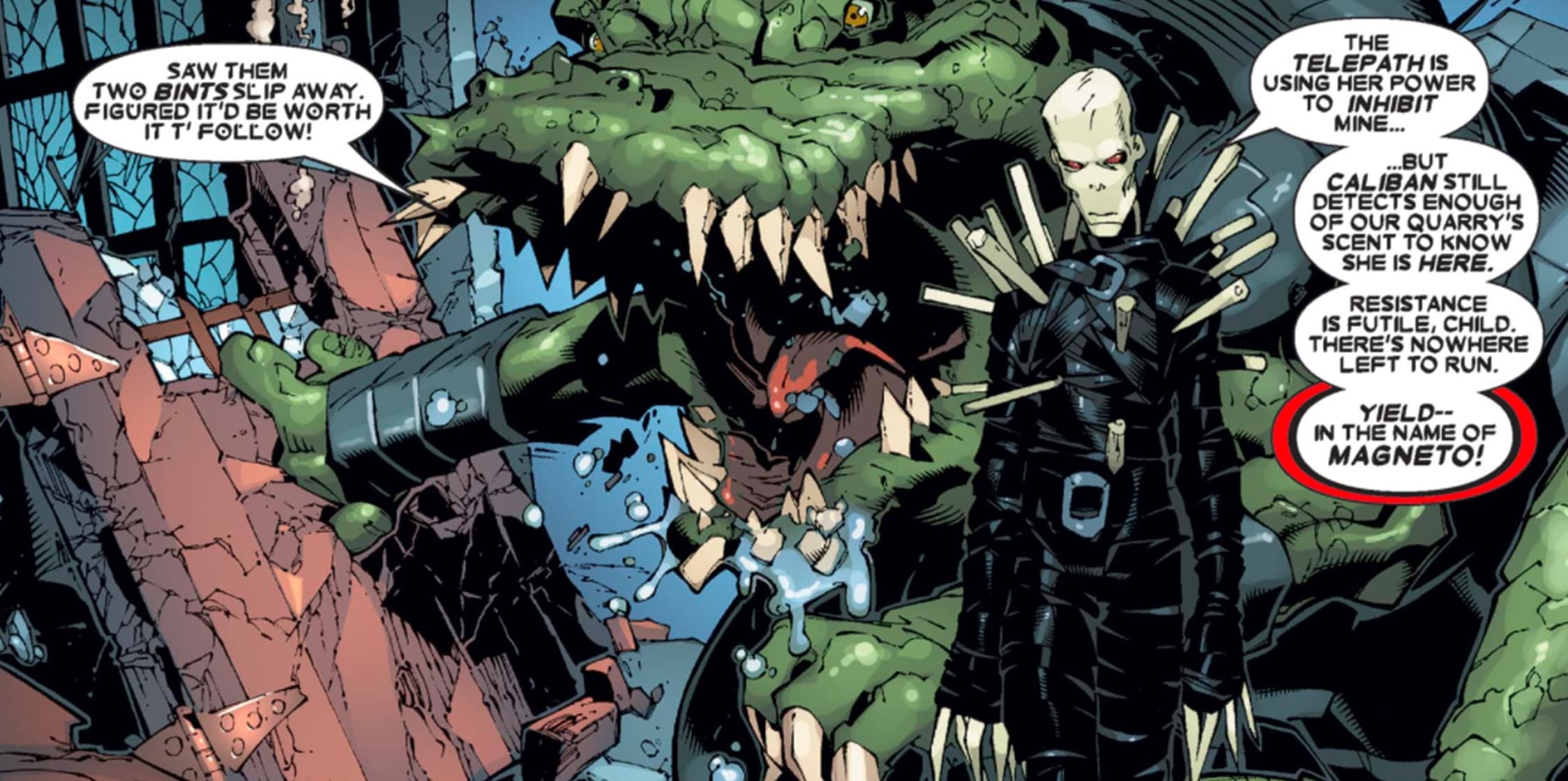 Caliban locating other mutants