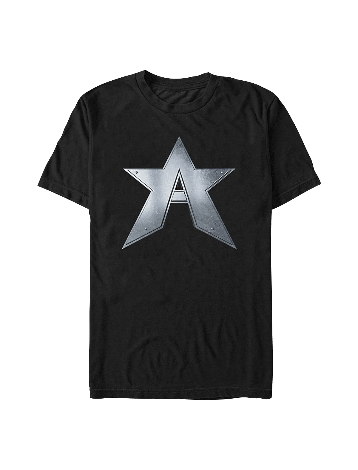 <a href=https://www.hottopic.com/product/marvel-the-falcon-and-the-winter-soldier-john-walker-captain-symbol-t-shirt/15617215.html>John Walker Captain Symbol T-Shirt</a> / Hot Topic