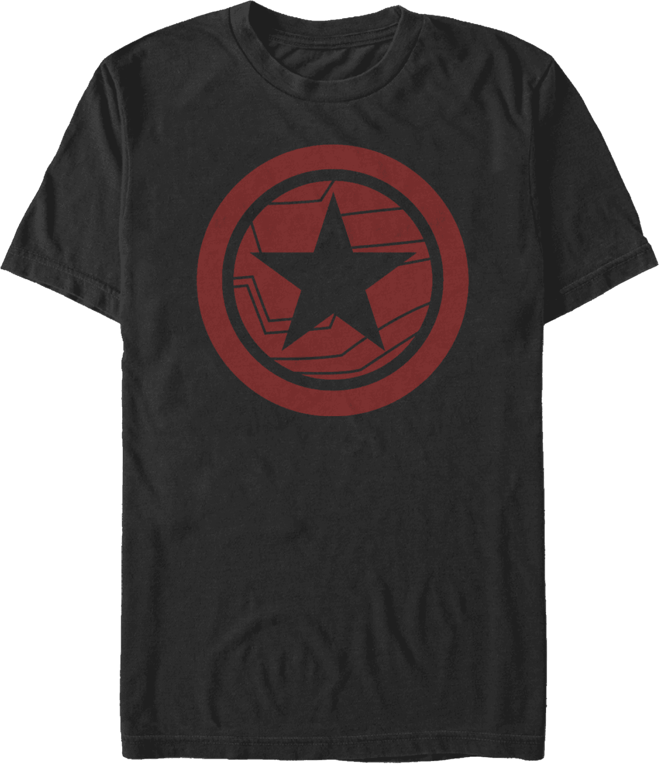 <a href=https://www.hottopic.com/product/marvel-the-falcon-and-the-winter-soldier-red-shield-girls-t-shirt/15222044.html>Red Shield T-Shirt</a> / Hot Topic