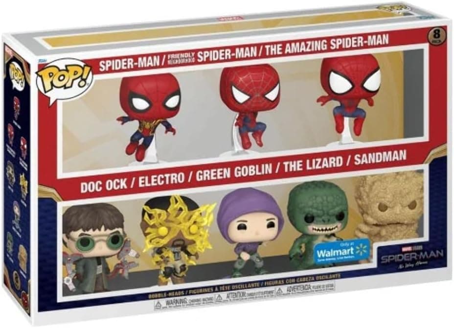 Funko POP! Spider-Man 8-Pack - Marvel - Walmart Exclusive