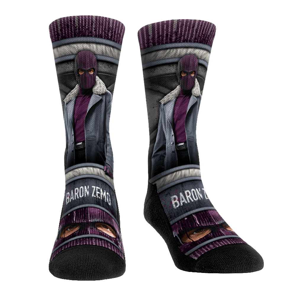 <a href=https://rockemsocks.com/collections/the-falcon-and-the-winter-soldier/products/baron-zemo-villain-pose>Villain Pose (Baron Zimo)</a> / Rock ‘Em Socks