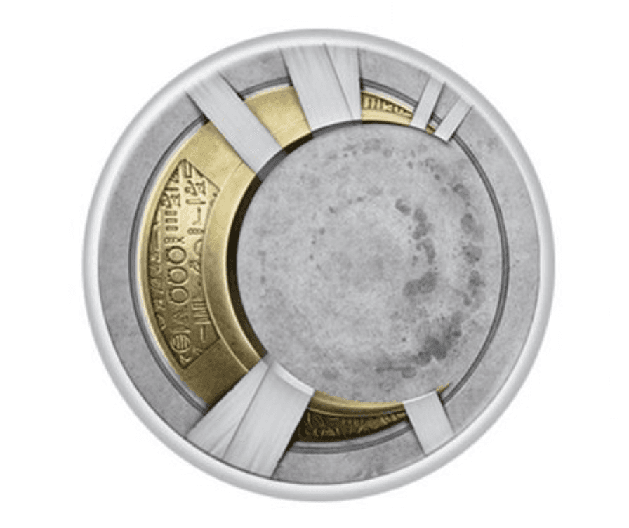 Moon Knight Wrapped Symbol Button / shop it <a href=https://www.walmart.com/ip/Marvel-Studios-Moon-Knight-Series-Moon-Wrapped-Symbol-Button/834677315>here</a>