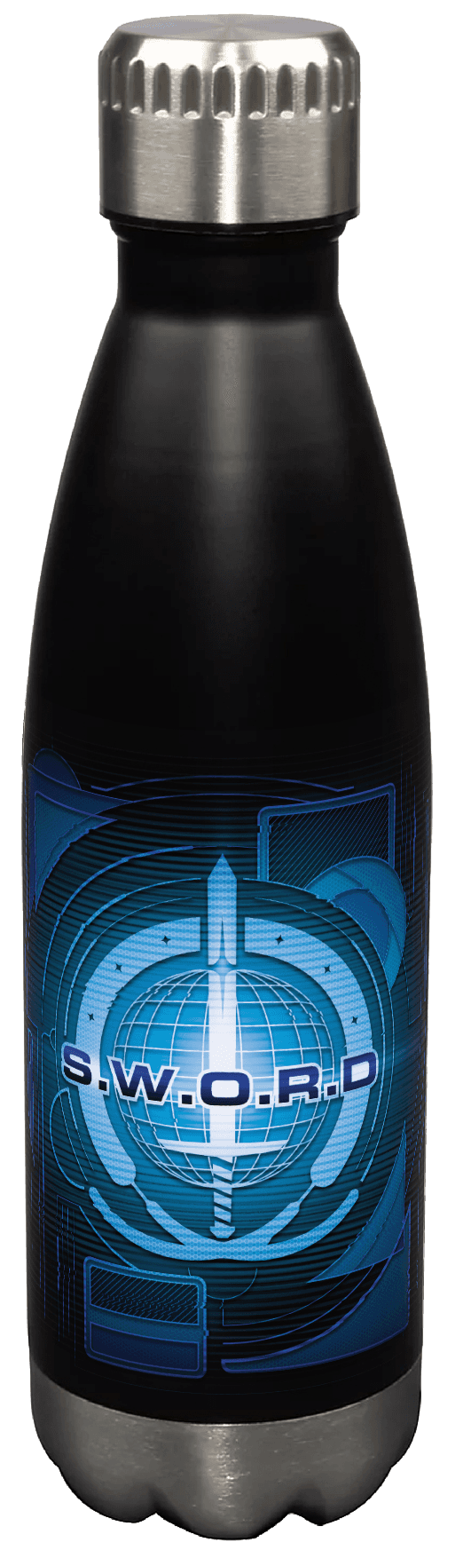 <a href="https://www.amazon.com/Marvel-SWORD-Stainless-Bottle-Vision/dp/B08VGWZNTC">S.W.O.R.D. 17 oz. Stainless Steel Bottle</a>/ Amazon