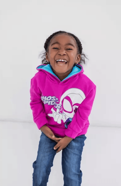 Marvel Spidey and his Amazing Friends Ghost-Spider Girls Pullover Hoodie Little Kid