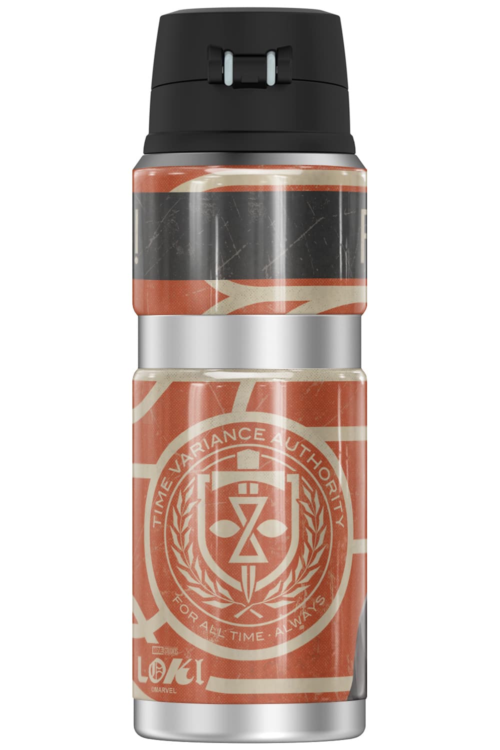 Loki TVA Stainless Steel Drink Bottle, Vacuum insulated & Double Wall, 24 oz. / shop it <a href=    https://www.amazon.com/Marvel-THERMOS-STAINLESS-Stainless-insulated/dp/B091RDWF48>here</a>