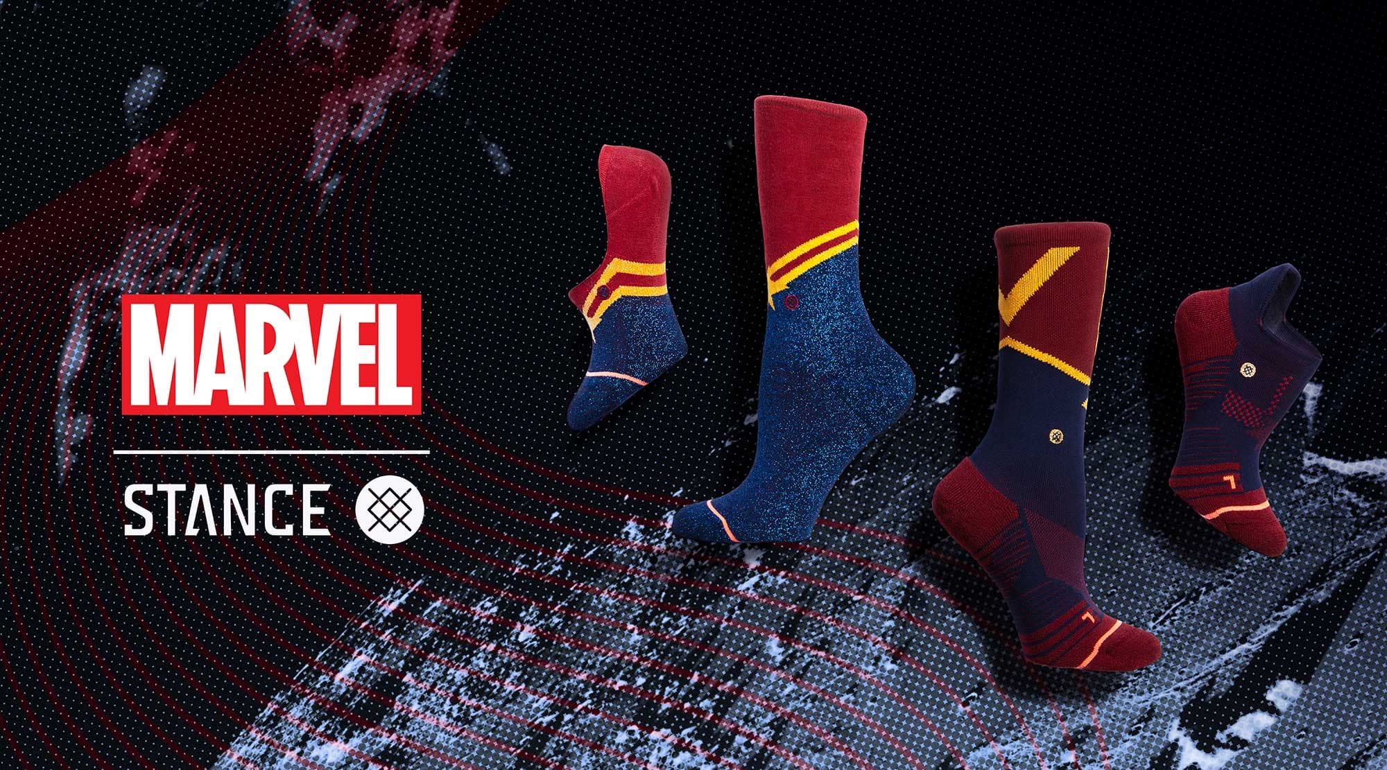 Captain Marvel Socks
