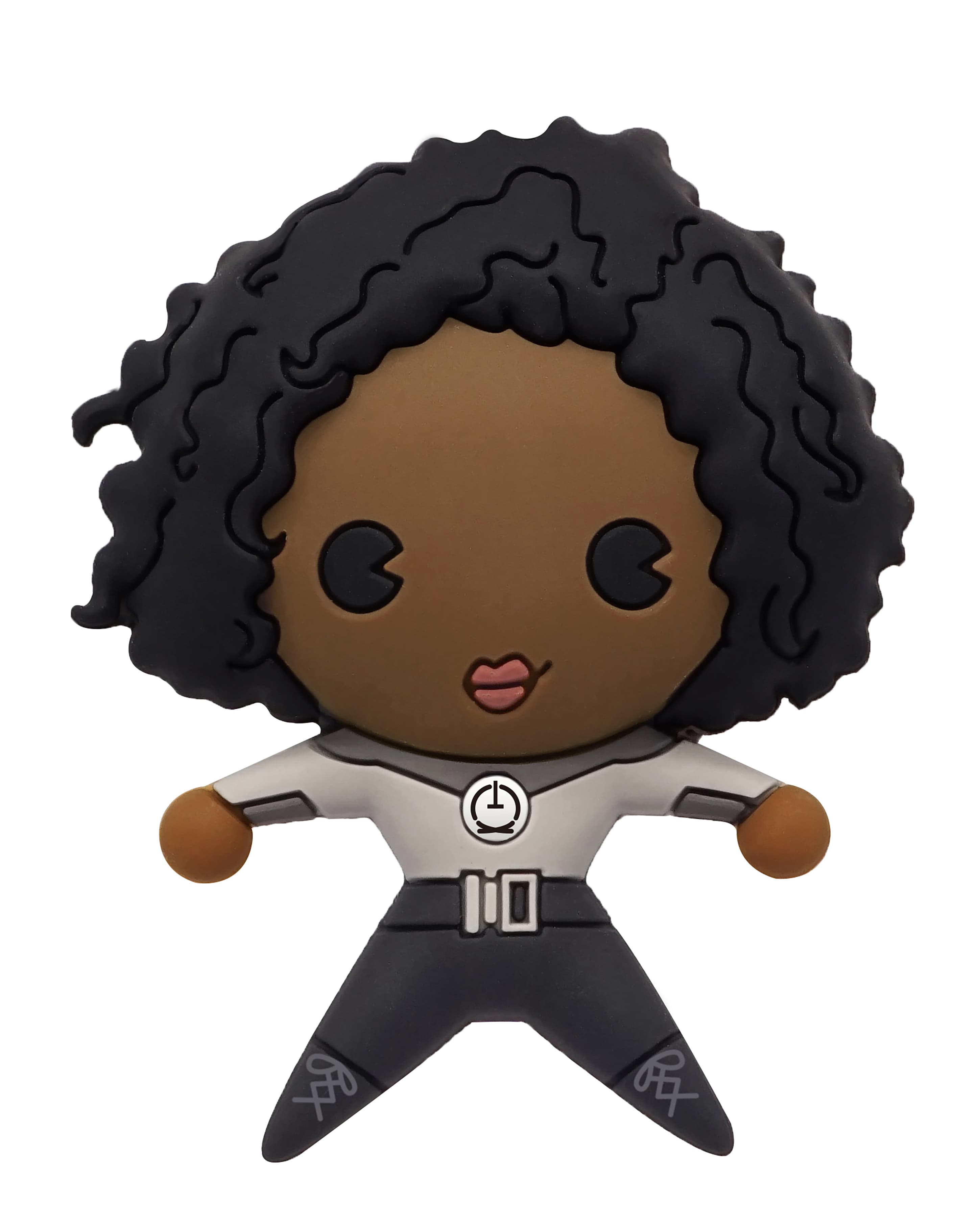 <a href="https://www.hottopic.com/product/marvel-wandavision-figural-bag-clip-blind-bag/14192173.html">Monica Rambeau Bag Clip</a> / Hot Topic
