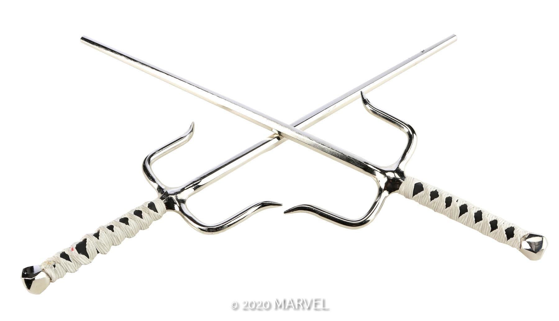 Elektra Natchios' Two Hero Metal Sais from Marvel's The Defenders