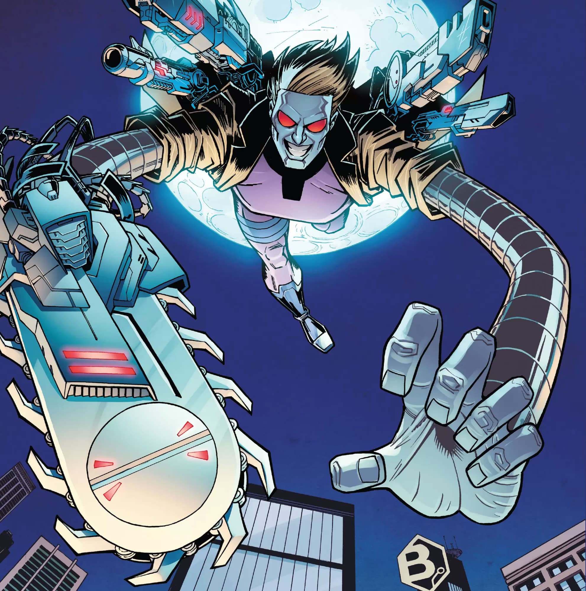 2020 MACHINE MAN (2020) #1 cover by Nick Roche and Michael Spicer