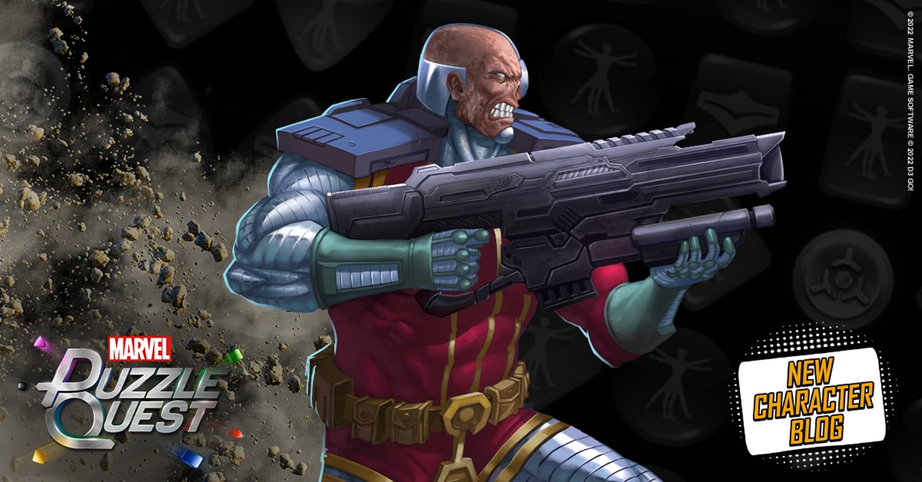 Deathlok (Michael Collins) joins MARVEL Puzzle Quest