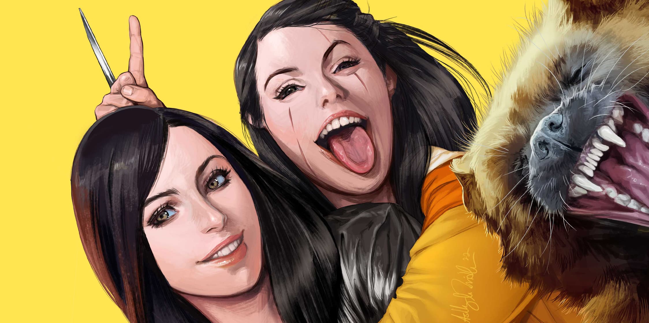 X-23 Honey Badger Jonathan the Wolverine Family Photo