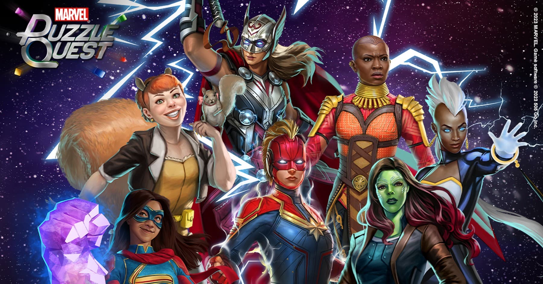 MARVEL Puzzle Quest celebrates Women's History Month