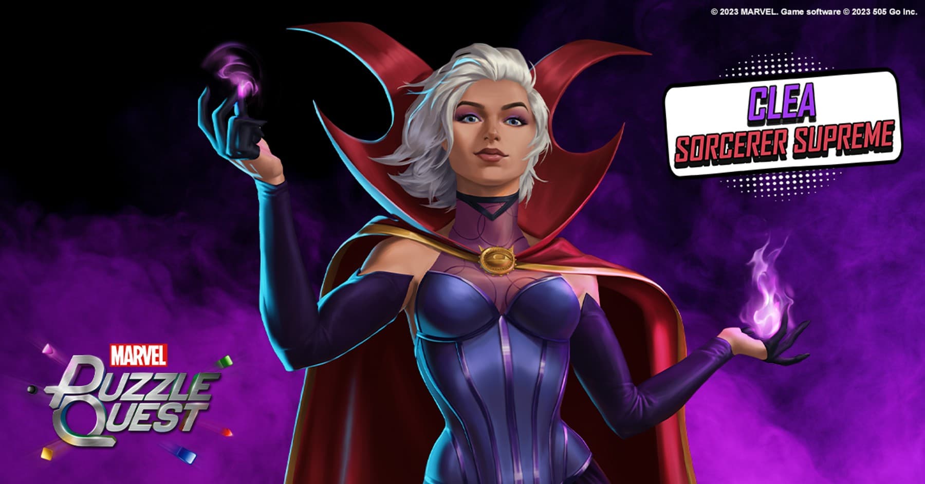 Clea joins MARVEL Puzzle Quest