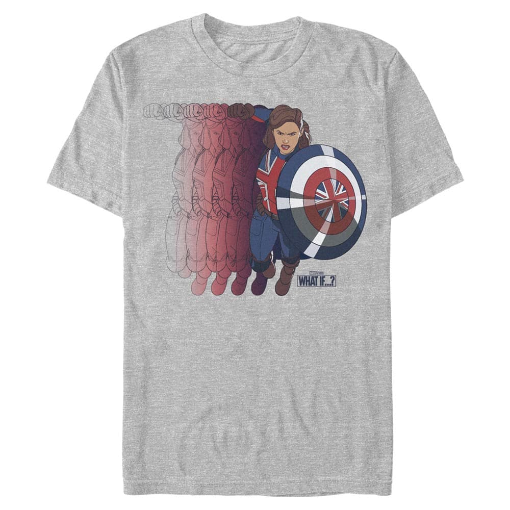Captain Carter Shield T-Shirt / shop it <a href=https://www.hottopic.com/product/marvel-what-if...-captain-carter-shield-t-shirt/16496837.html>here</a>