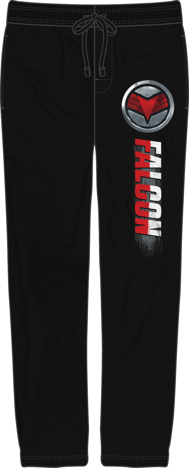<a href=https://www.amazon.com/Falcon-Winter-Soldier-Split-Marvel/dp/B08WHF1DHC>Falcon and Winter Soldier Sleep Pants</a> / Amazon