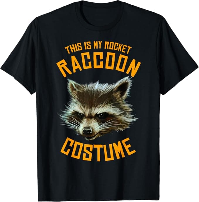 Marvel Guardians Of The Galaxy GOTG Rocket Costume Halloween T-Shirt