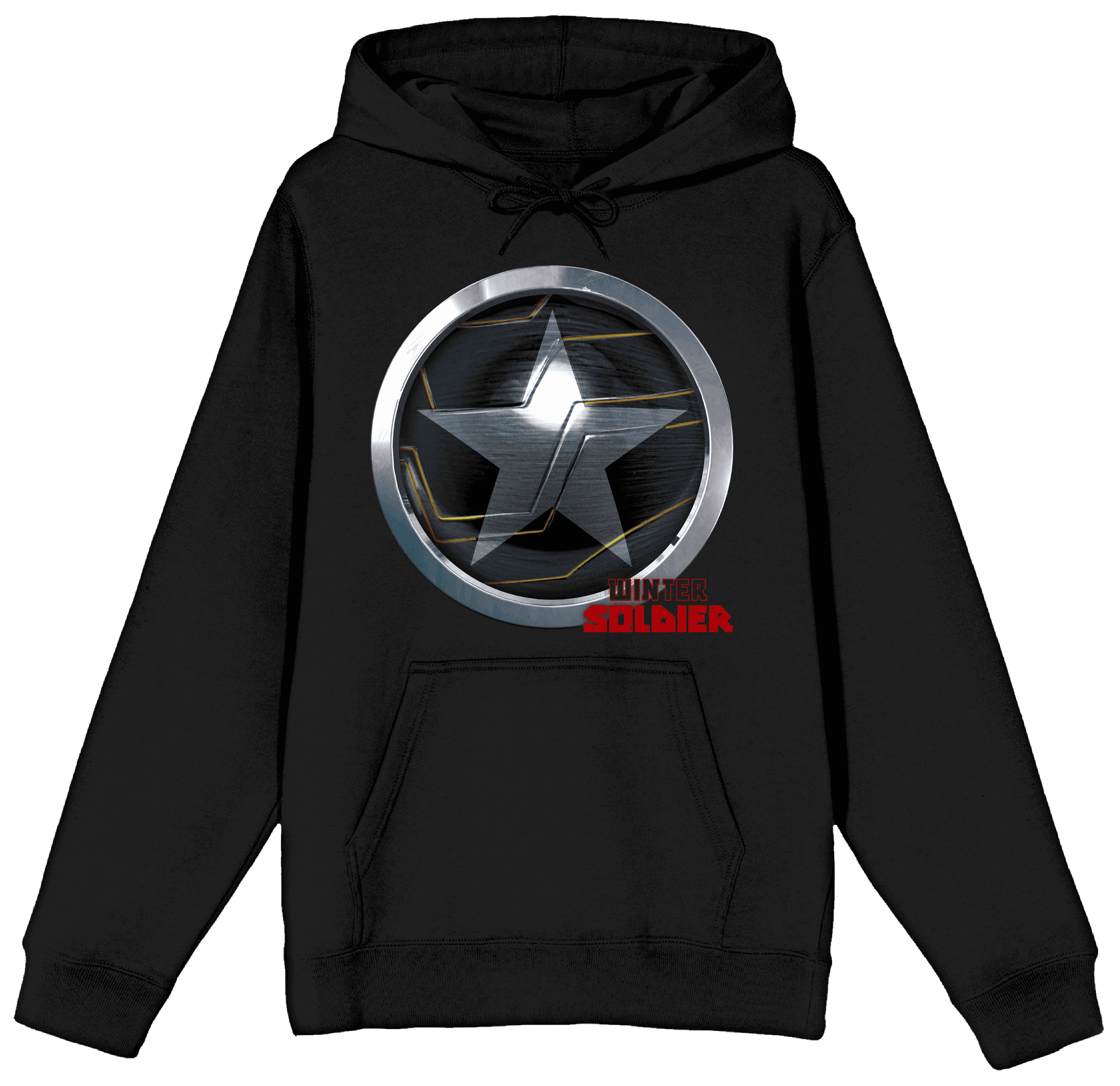 <a href=https://www.amazon.com/Falcon-Soldier-Superhero-Graphic-Hoodie-XL/dp/B08WCDVP93>Winter Soldier Hoodie</a> / Amazon