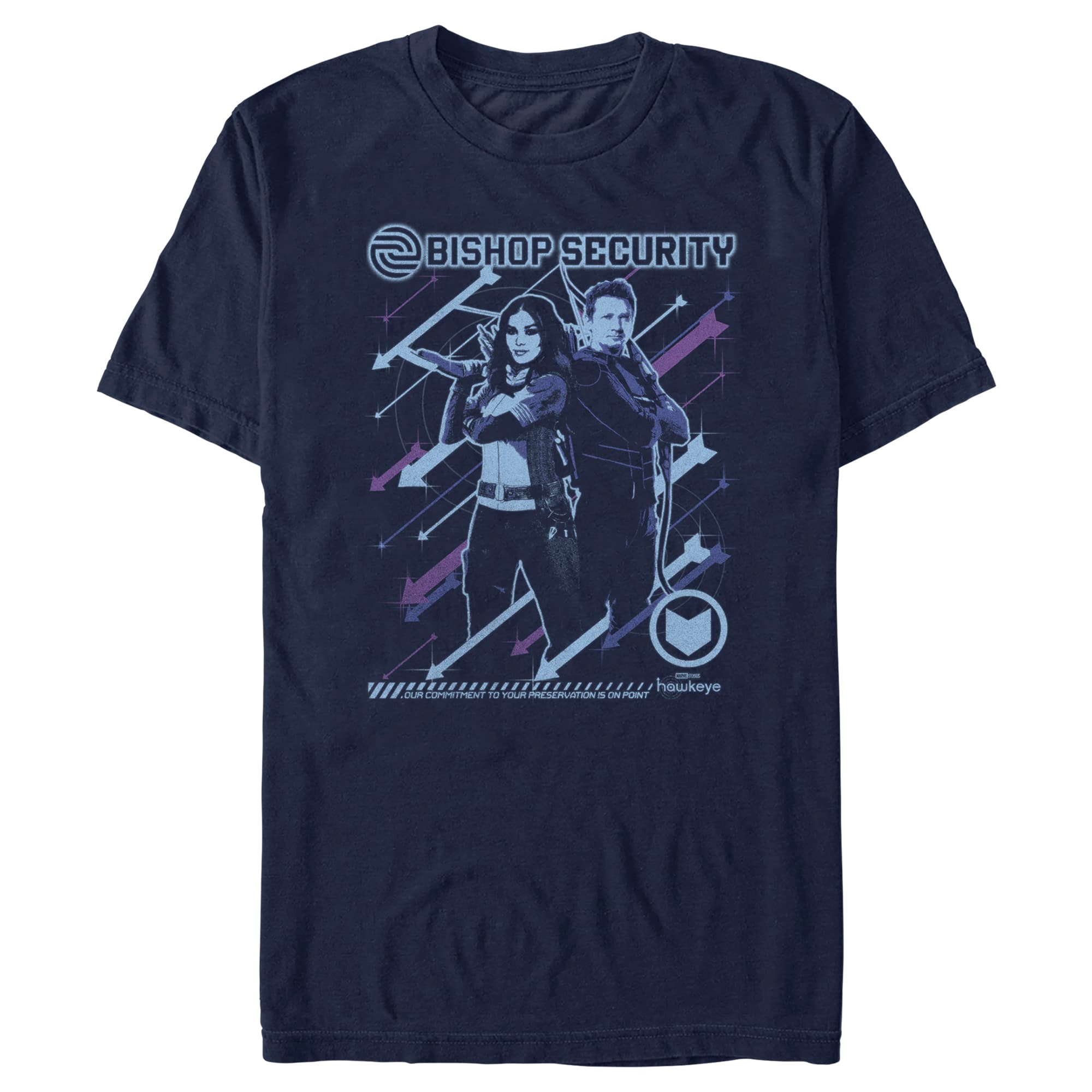 Hail of Arrows t-shirt / shop it <a href=https://www.hottopic.com/product/marvel-hawkeye-hail-of-arrows-t-shirt/17283103.html>here</a>