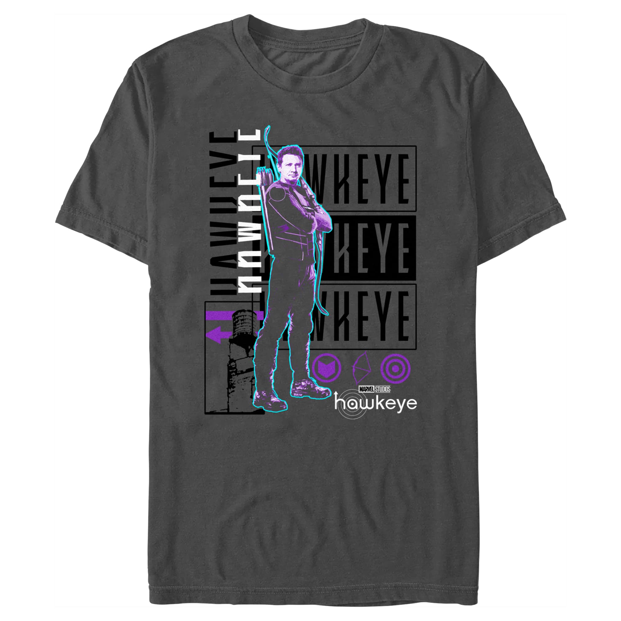 Hawkeye The Original T-Shirt / shop it <a href=https://www.hottopic.com/product/marvel-hawkeye-the-original-t-shirt/17283173.html>here</a>