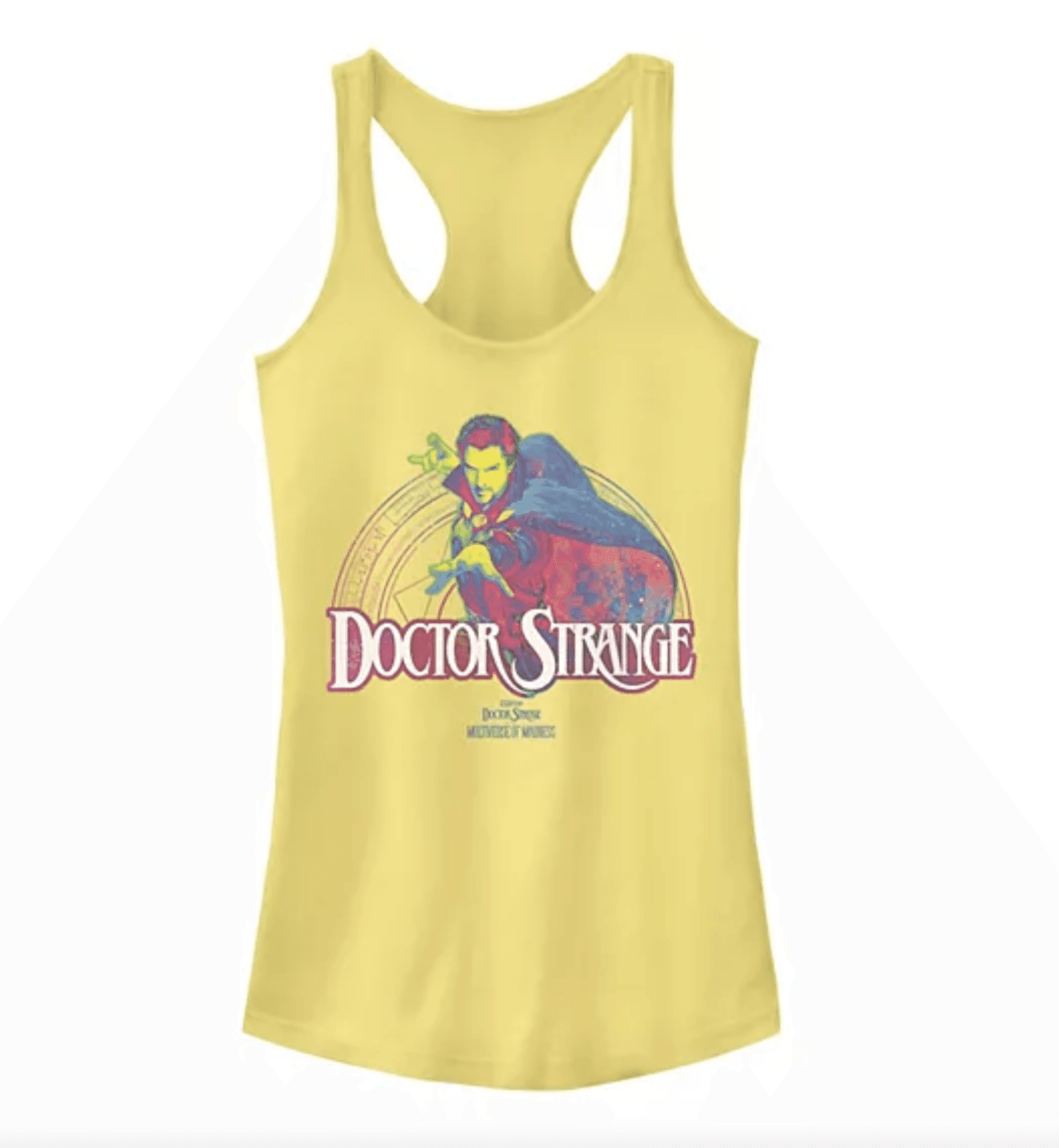 Neon Strange tank top / shop it <a href=https://www.kohls.com/product/prd-5671520/juniors-marvel-doctor-strange-in-the-multiverse-of-madness-neon-strange-pose-tank-top.jsp?prdPV=11>here</a>