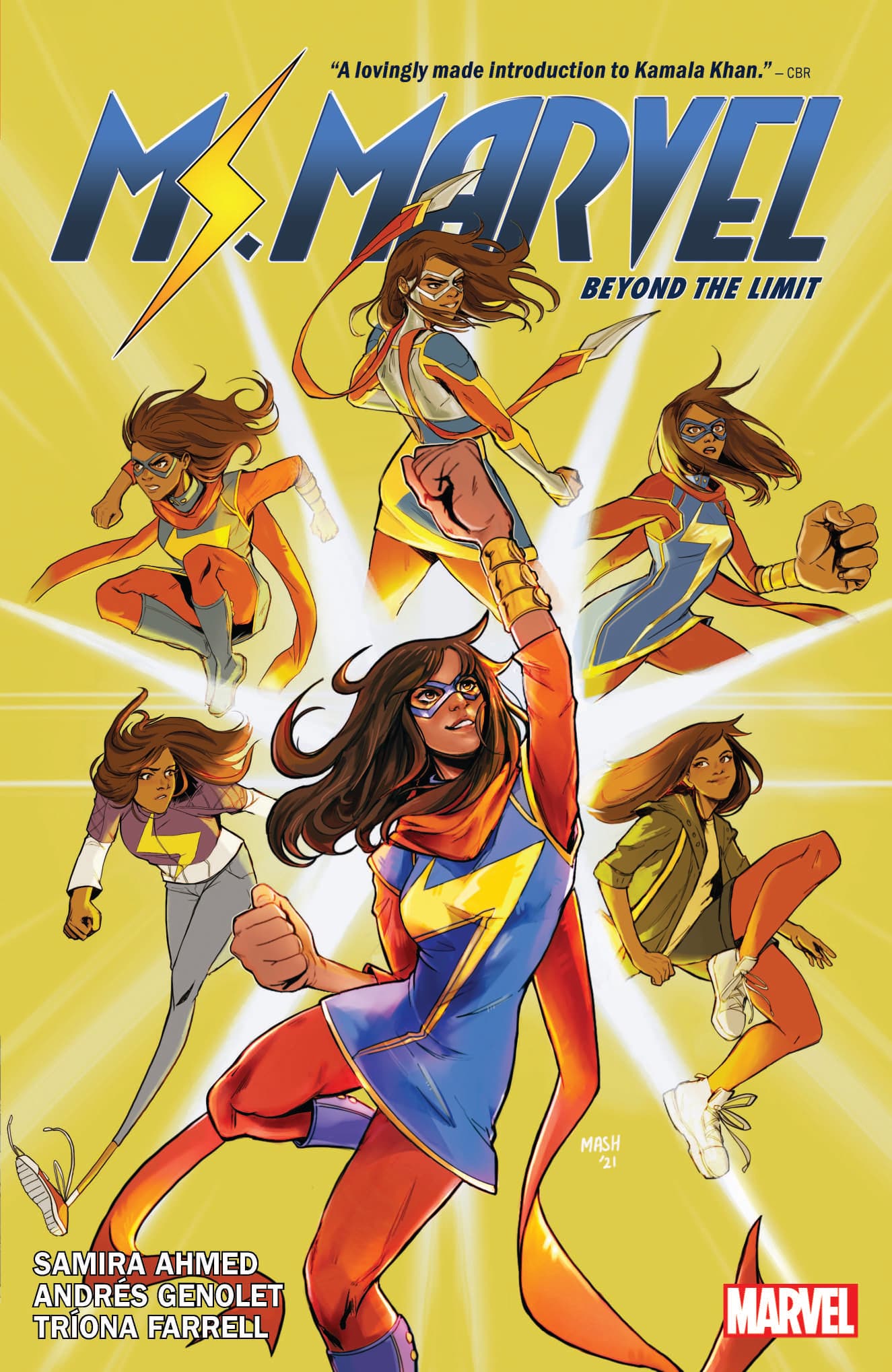 Ms. Marvel: Beyond the Limit / shop it <a href=https://www.amazon.com/Ms-Marvel-Beyond-Limit-Samira/dp/1302931261>here</a>