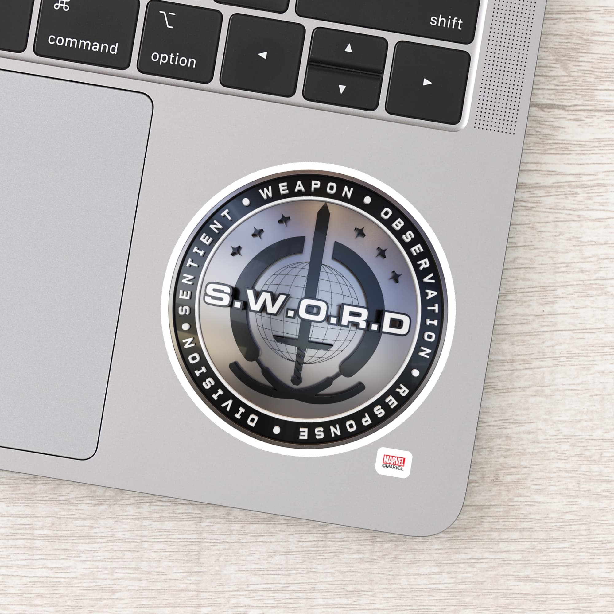 <a href="https://www.zazzle.com/s_w_o_r_d_emblem_sticker-256457464532618357">S.W.O.R.D. Sticker</a>/ Zazzle