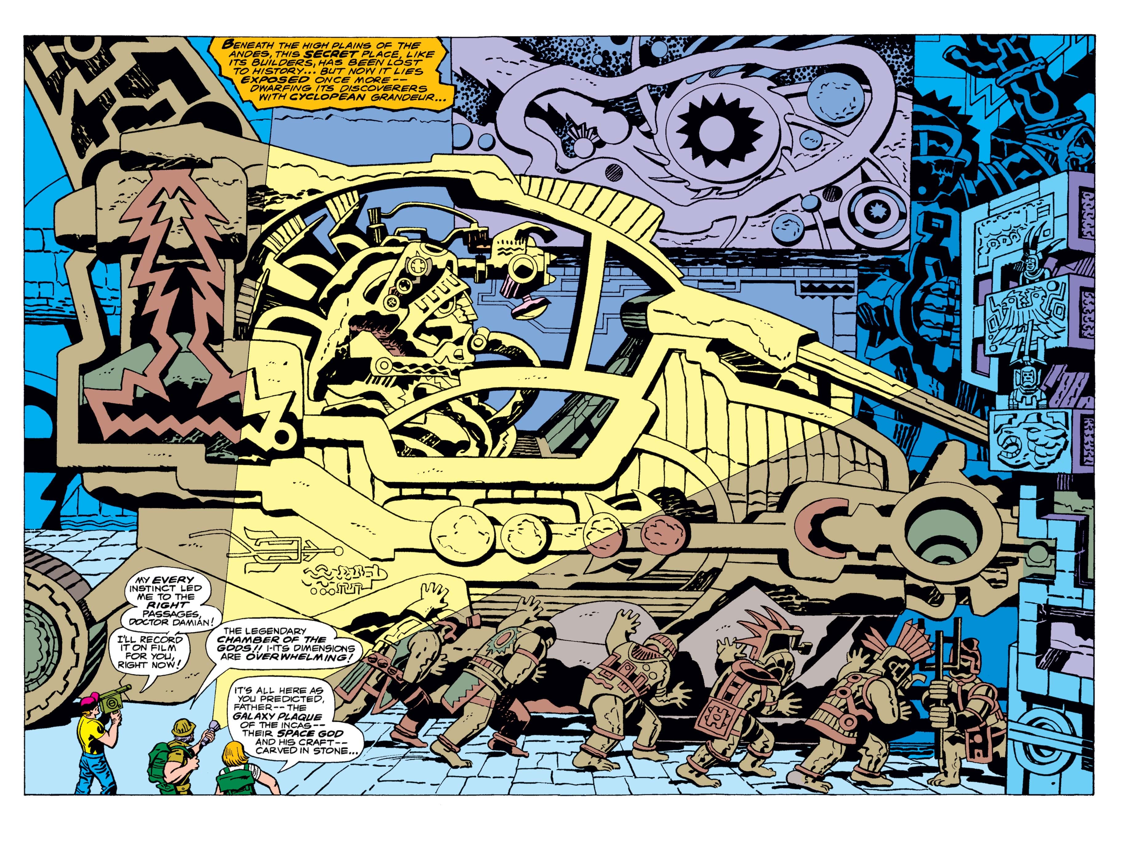 ETERNALS (1976) #1 interior by Jack Kirby