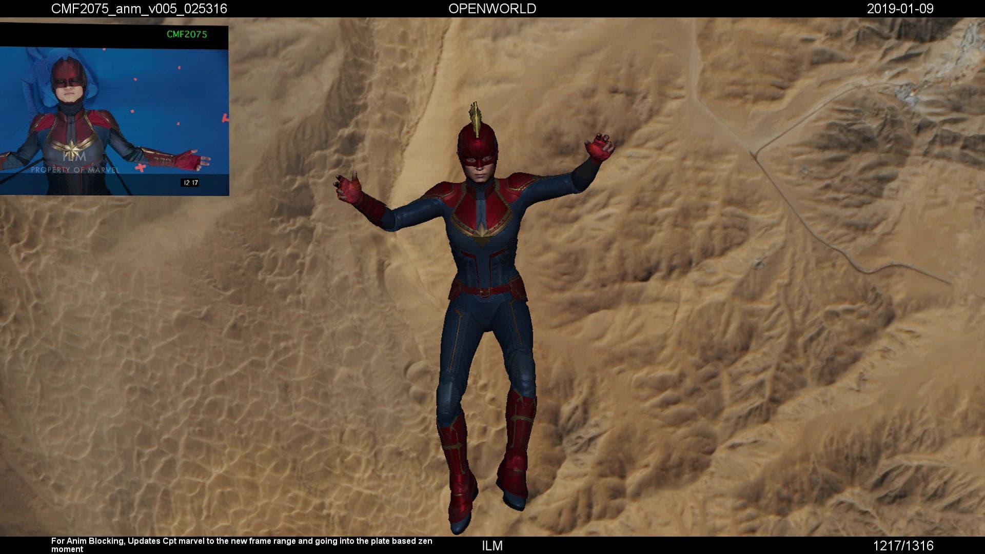 Captain Marvel VFX Fall