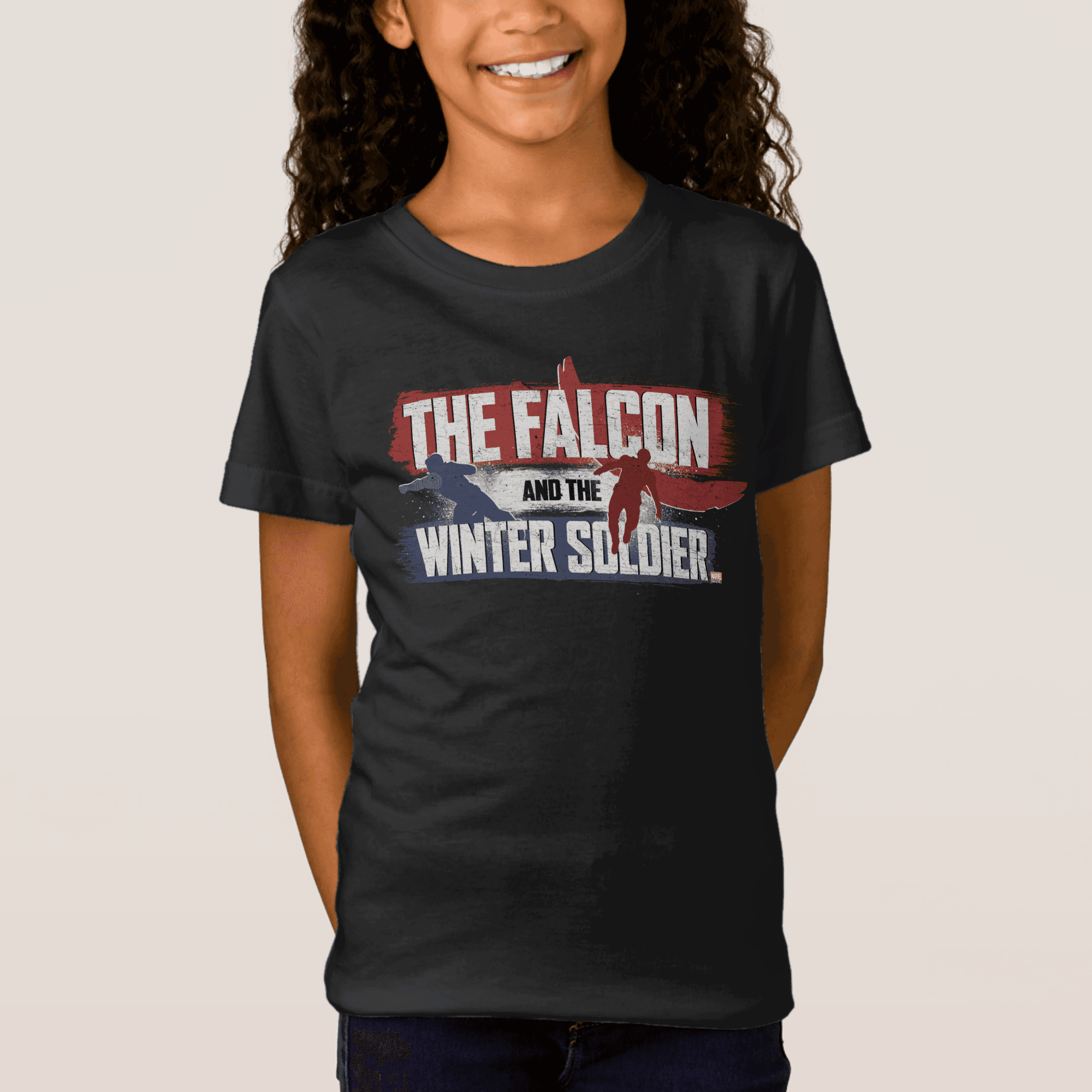 <a href=https://www.zazzle.com/falcon_winter_soldier_red_and_blue_graphic_t_shirt-235100450824417158>Falcon and Winter Soldier Red and Blue T-Shirt </a> / Zazzle