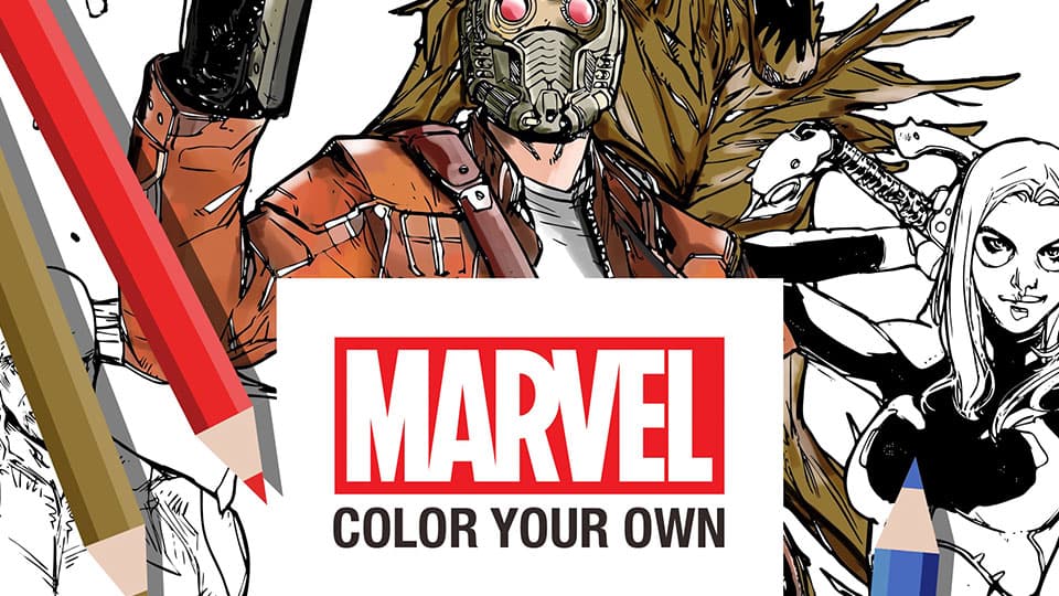 Image for Bring Your Own Unique Style to the Marvel Universe with Marvel: Color Your Own