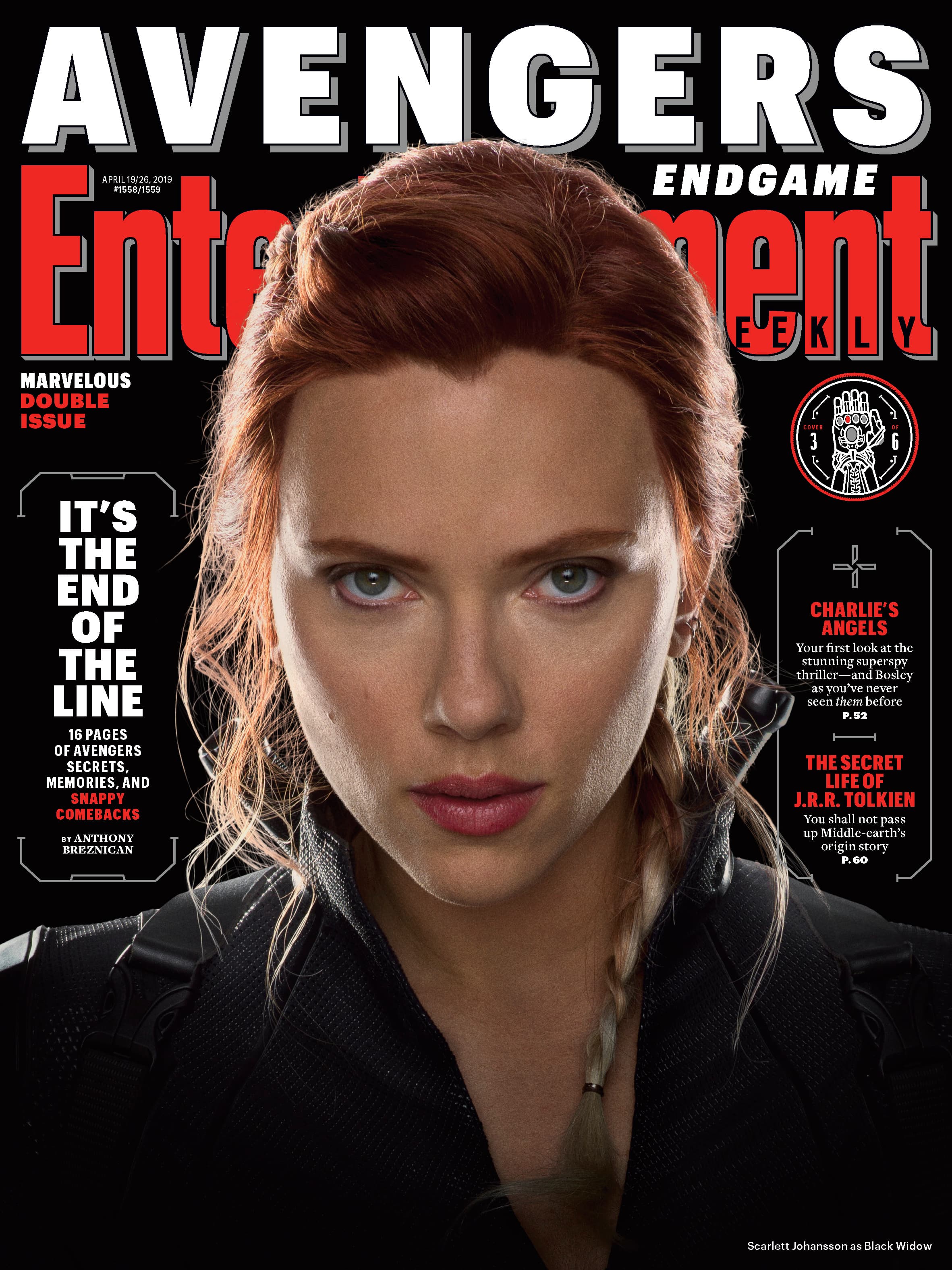 Black Widow Entertainment Weekly Cover