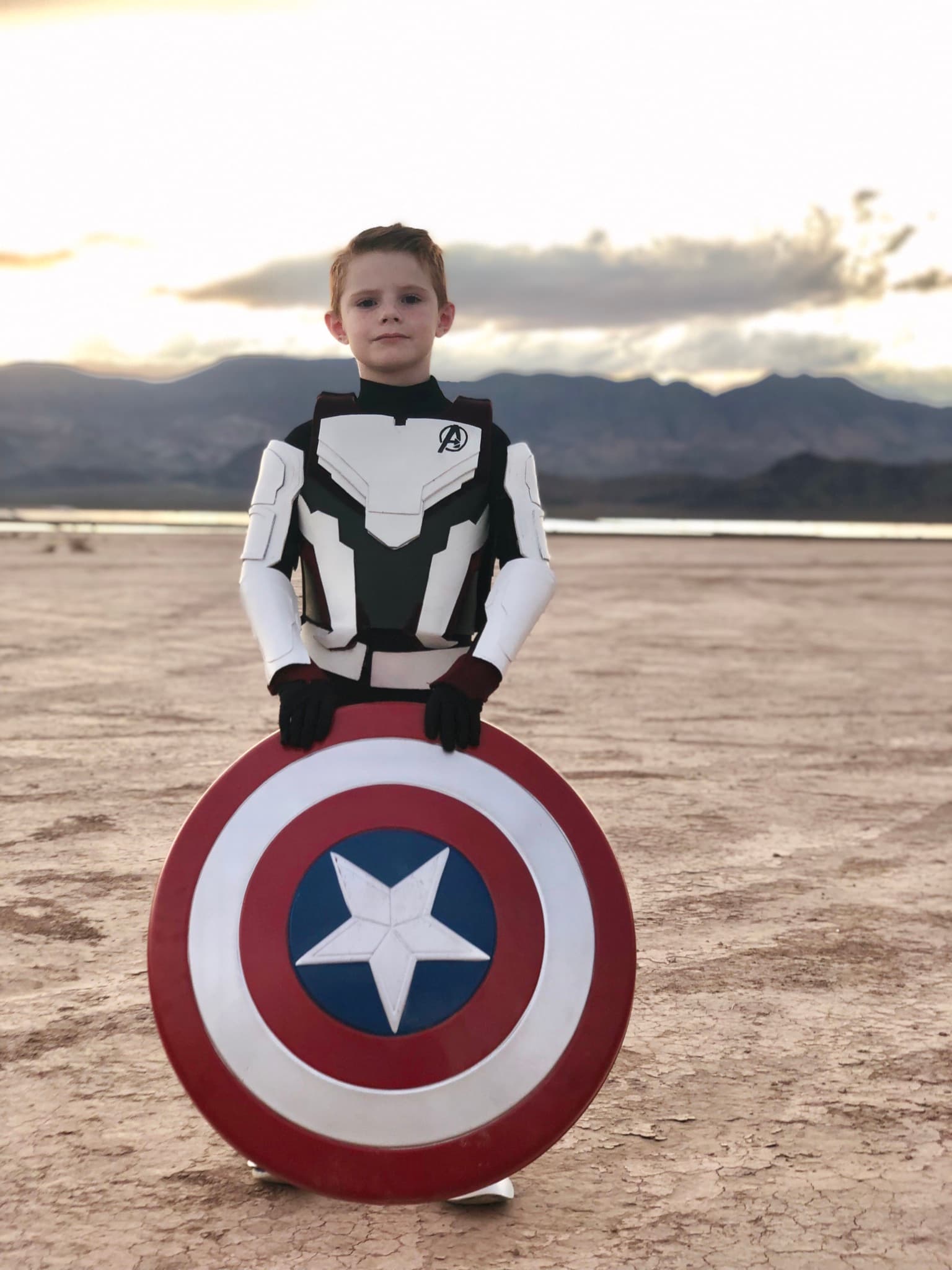 Carson as Captain America