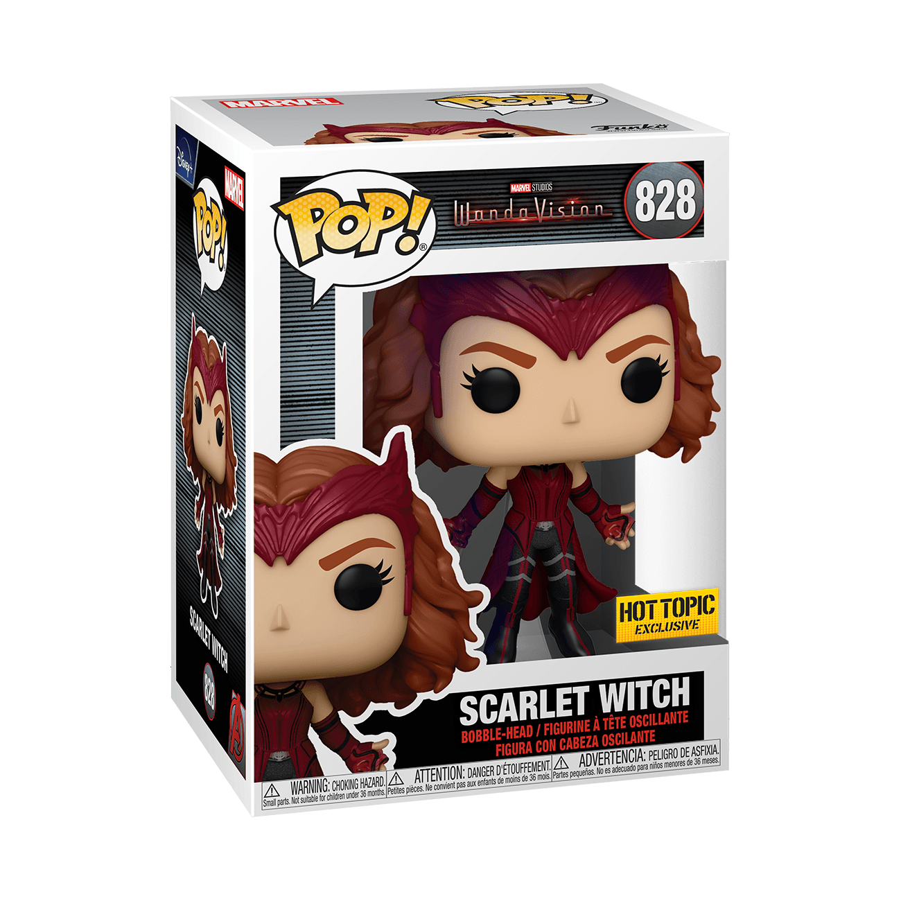 <a href=https://www.hottopic.com/product/funko-marvel-wandavision-pop-scarlet-witch-vinyl-bobble-head-hot-topic-exclusive/14135437.html>Scarlet Witch Funko Pop</a> / Hot Topic exclusive 