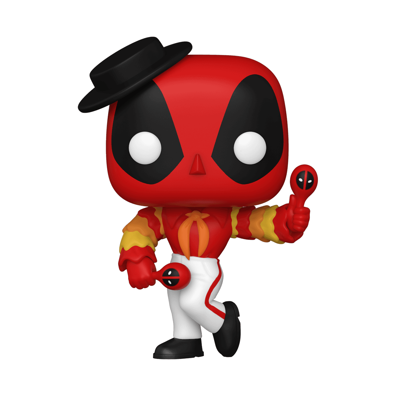 <a href="https://www.target.com/p/funko-pop-marvel-deadpool-30th-flamenco-deadpool/-/A-81388188"> Deadpool Flamenco Dancer Funko Pop </a> / Target