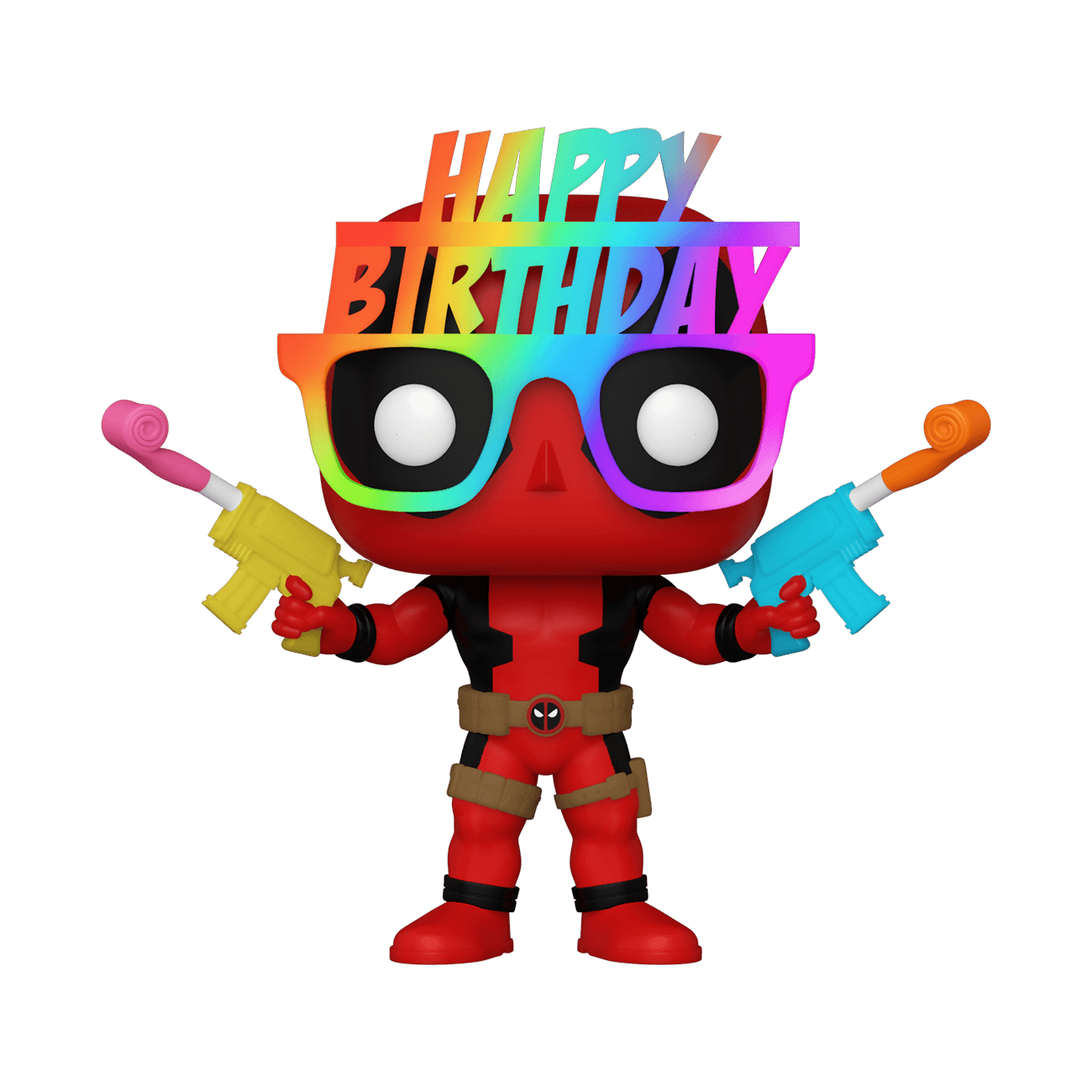 <a href=https://www.target.com/p/funko-pop-deadpool-30th-birthday-glasses-deadpool-target-exclusive/-/A-81622892>Deadpool 30th Birthday Multi-Colored Glasses Pop!</a> / Target