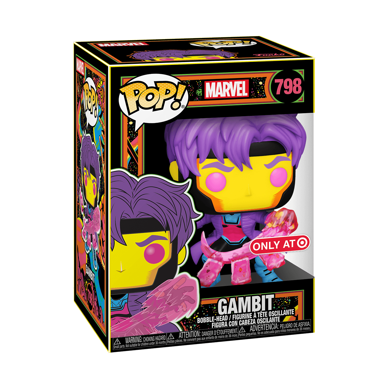 Gambit Black Light Funko Pop!