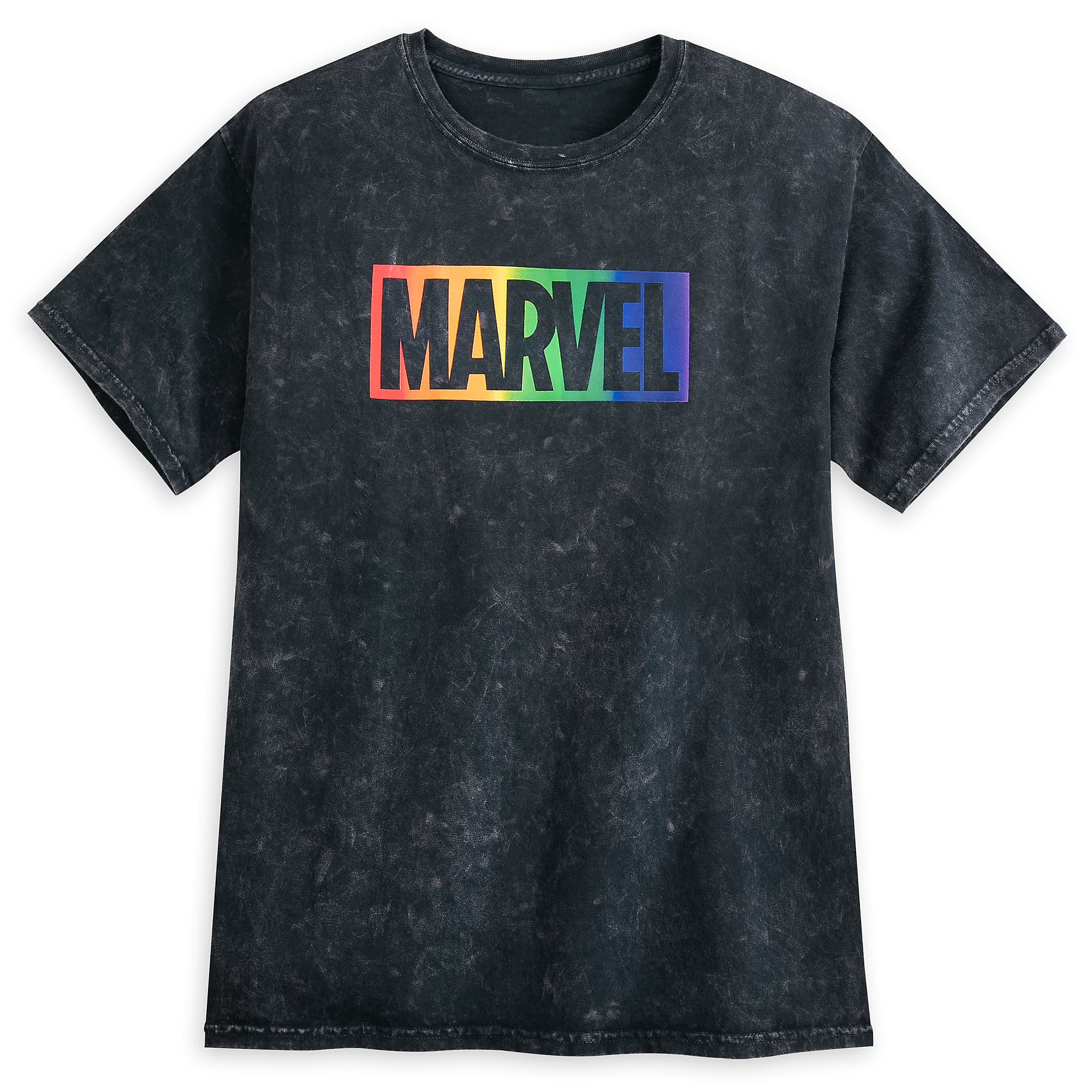 <a href=https://www.shopdisney.com/marvel-logo-t-shirt-for-adults-rainbow-marvel-collection-5620057437610M.html>Rainbow Marvel Collection - Marvel Logo T-Shirt</a> / Shop Disney