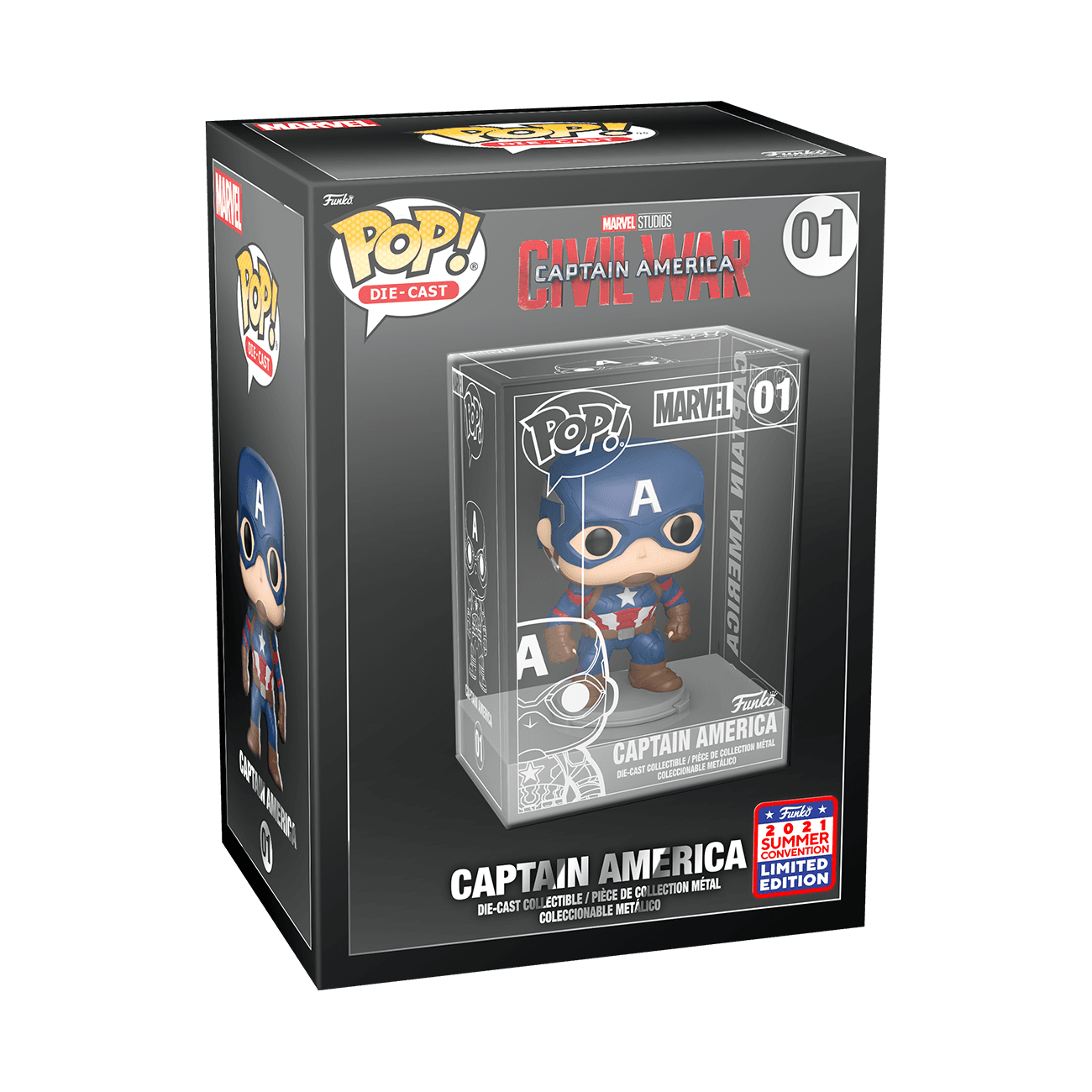 Die-cast Captain America - FunKon 2021