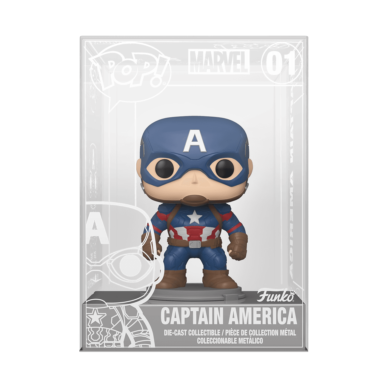 Die-cast Captain America - FunKon 2021