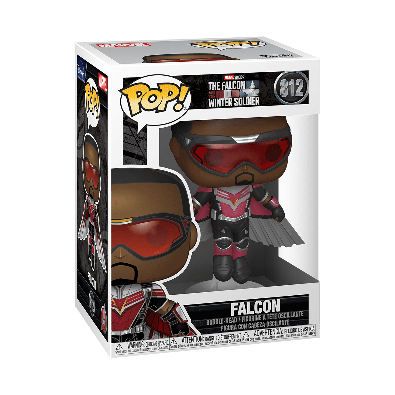 <a href=https://www.hottopic.com/product/funko-marvel-the-falcon-and-the-winter-solider-pop-falcon-flying-vinyl-figure/14303384.html>Falcon (Flying) Funko Pop </a> / Hot Topic