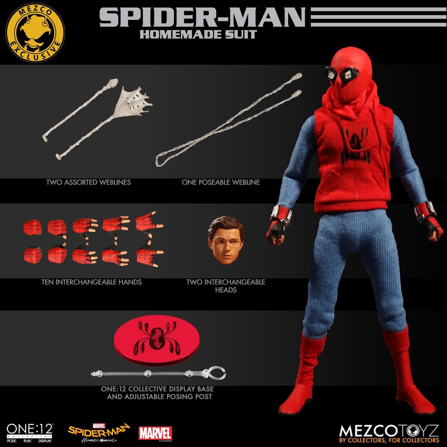 Mezco’s One:12 Collective ‘Spider-Man: Homecoming’ - Homemade Suit Edition Figure