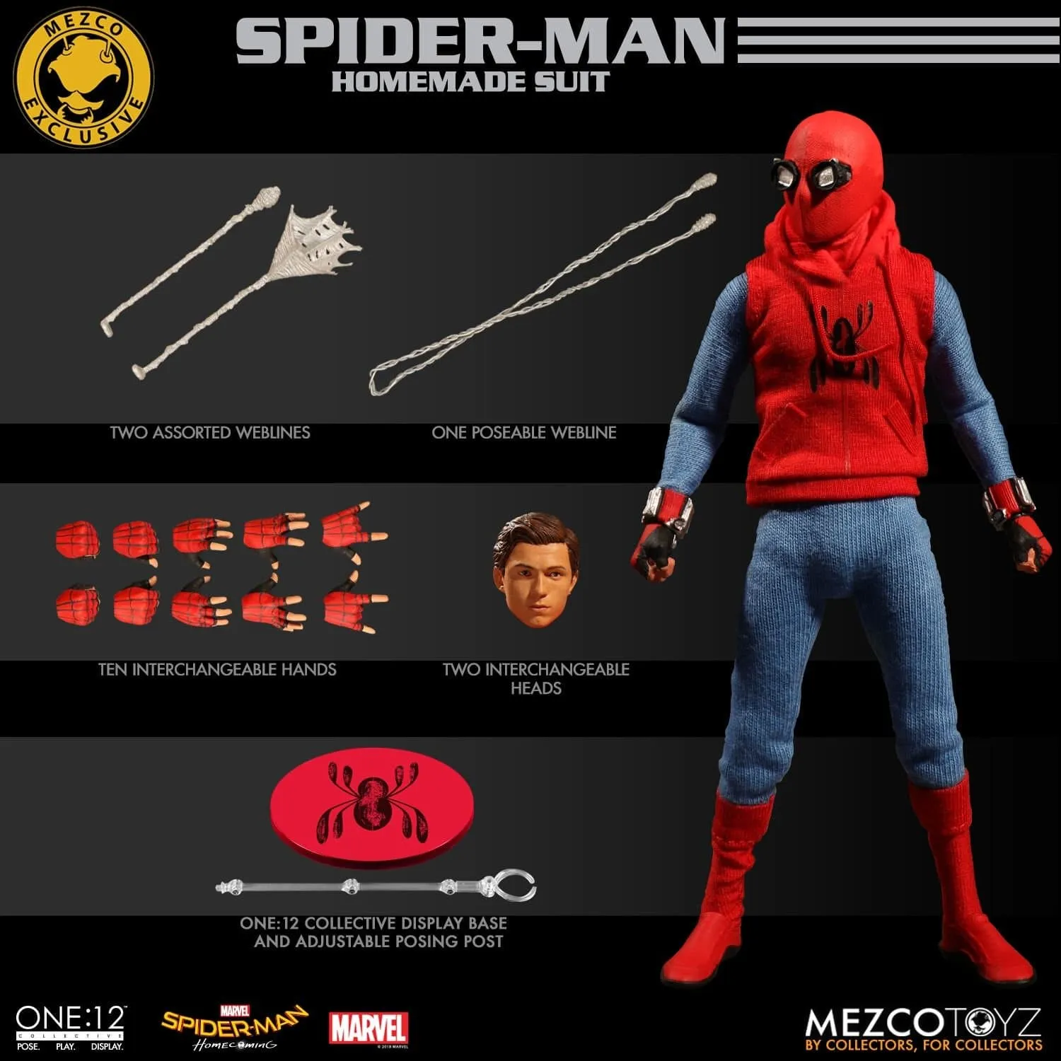 Mezco's One:12 Collective 'Spider-Man: Homecoming' - Homemade Suit