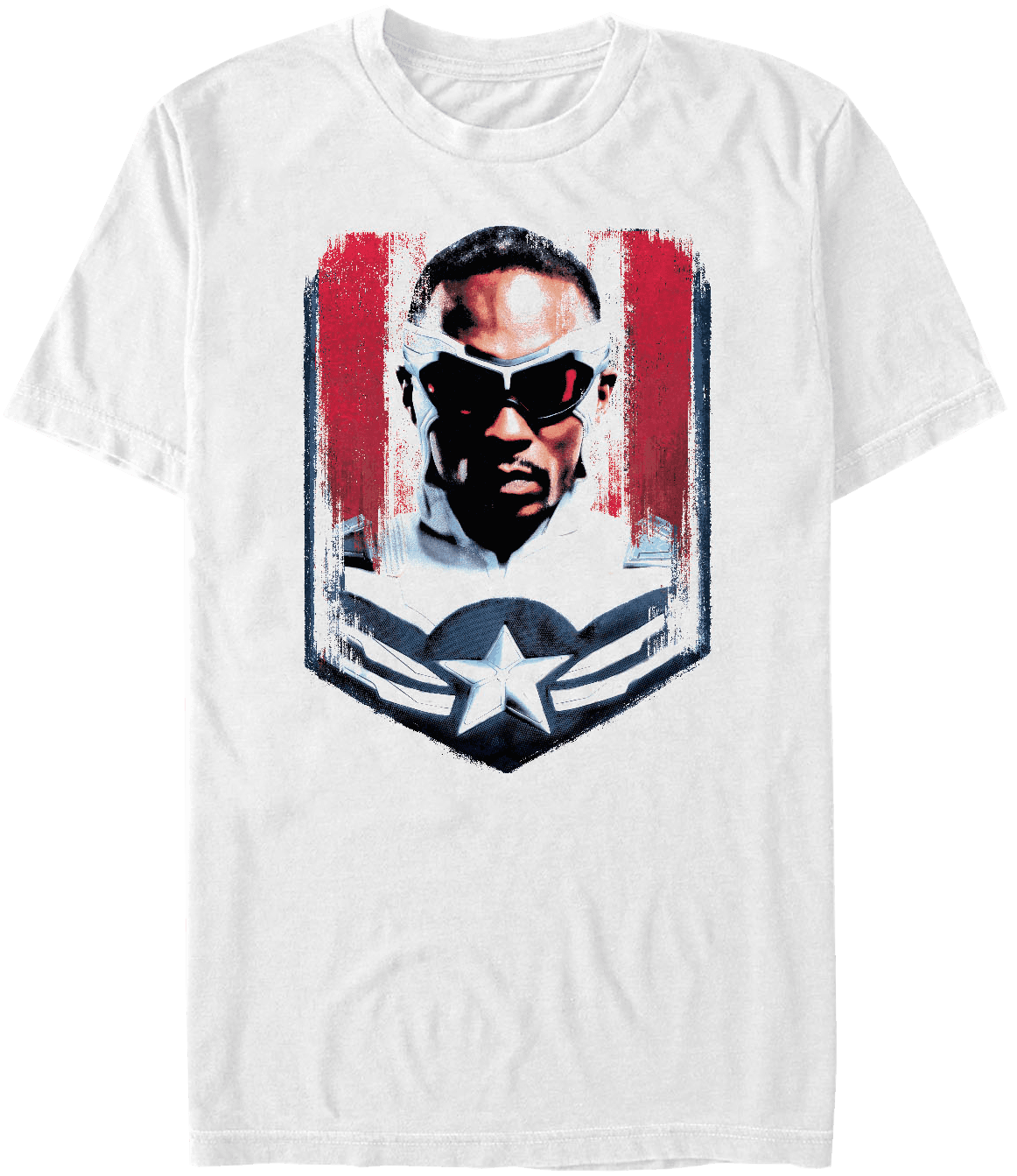 <a href=https://www.amazon.com/Marvel-Soldier-Captain-America-Portrait/dp/B093D1WVD9>Captain America Portrait T-Shirt</a> / Amazon